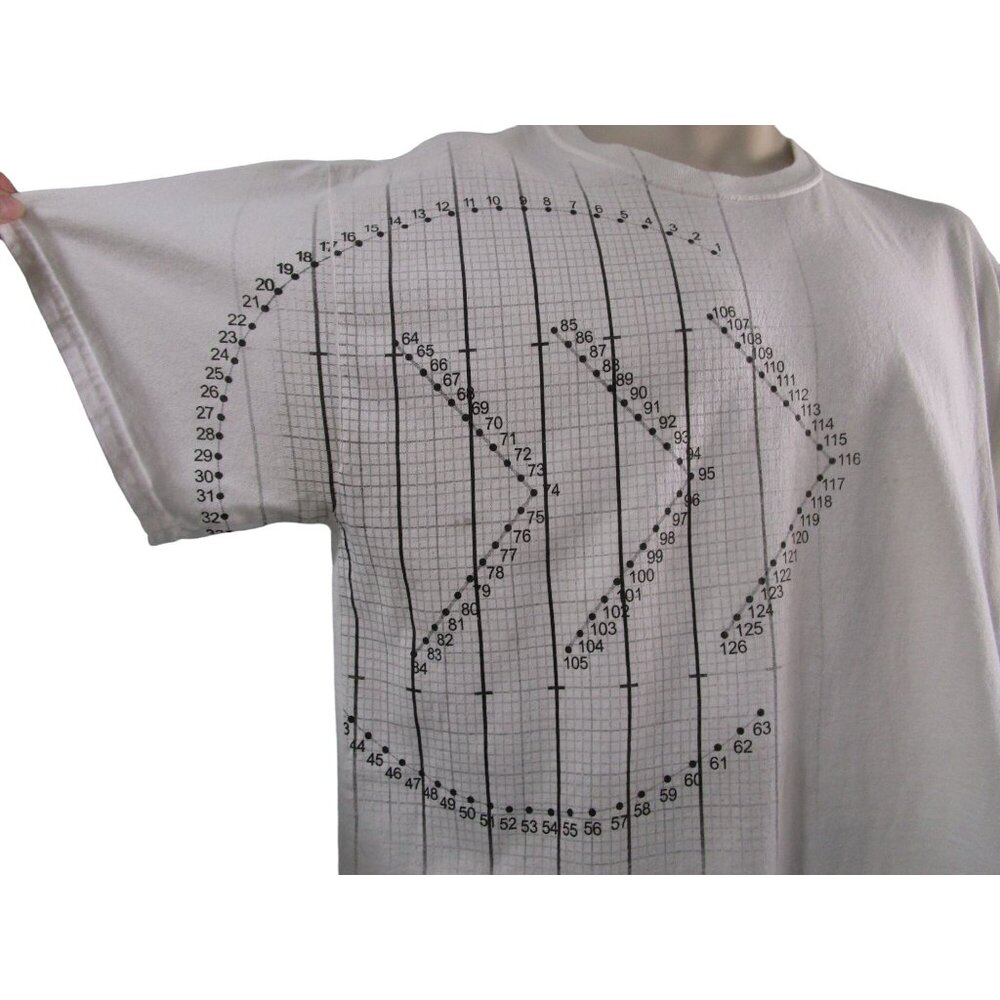 Math Geek Science Nerd Graph Vintage Gildan T Shi… - image 2